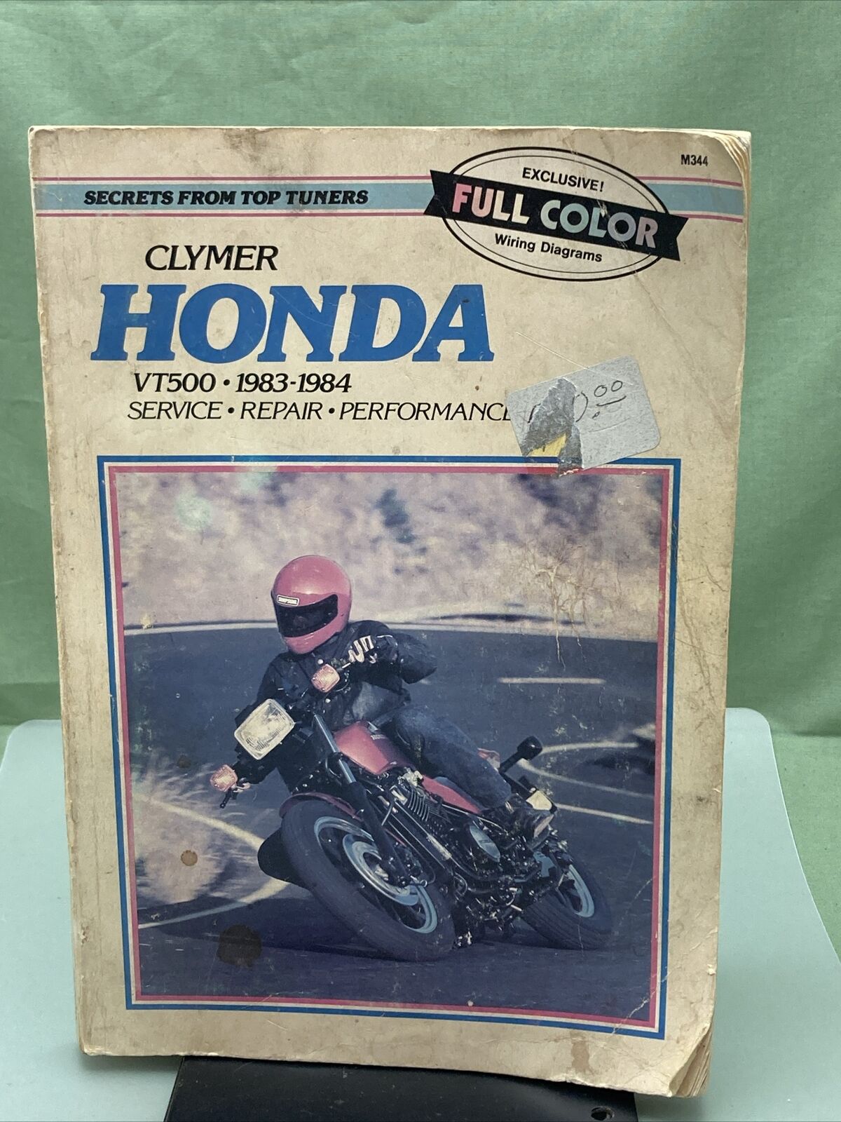 GENUINE CLYMER HONDA VT500 SERVICE MANUAL '83-'84 M344