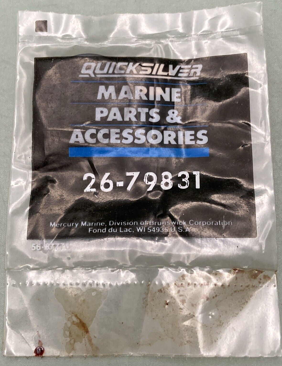 QTY 2  NEW GENUINE MERCURY QUICKSILVER 26-79831 SEAL G HSNG DSH OUTBOARD 35-70HP