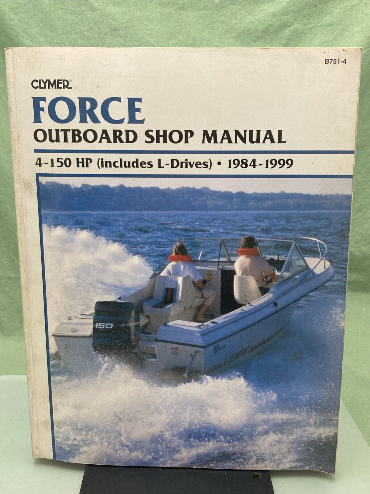 GENUINE CLYMER B751-4 FORCE OUTBOARD 4-150 HP 1984-1999 SHOP MANUAL