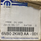 NEW GENUINE MOPAR 6NB02KW3AA License Lamp Applique FITS JEEP COMPASS