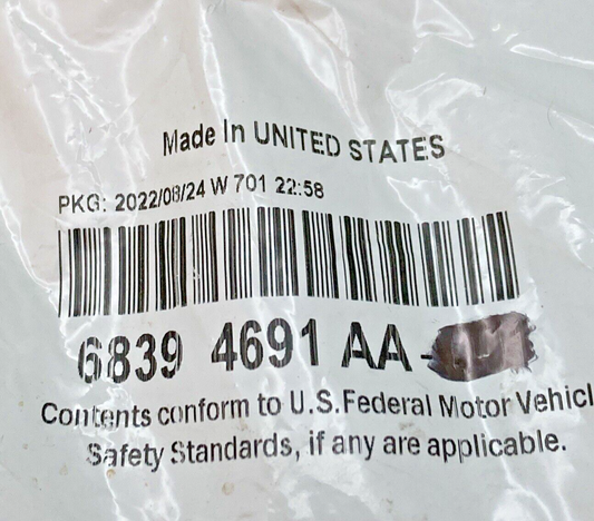 NEW GENUINE MOPAR 68394691AA Challenger Nameplate 2019-2023