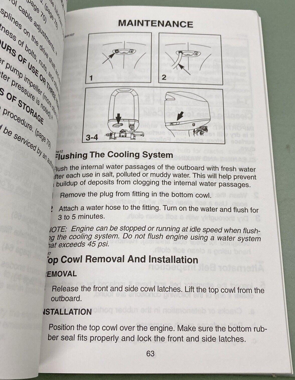 GENUINE MERCURY 90-10201040 OPERATION MAINTENANCE & WARRANTY MANUAL  2003