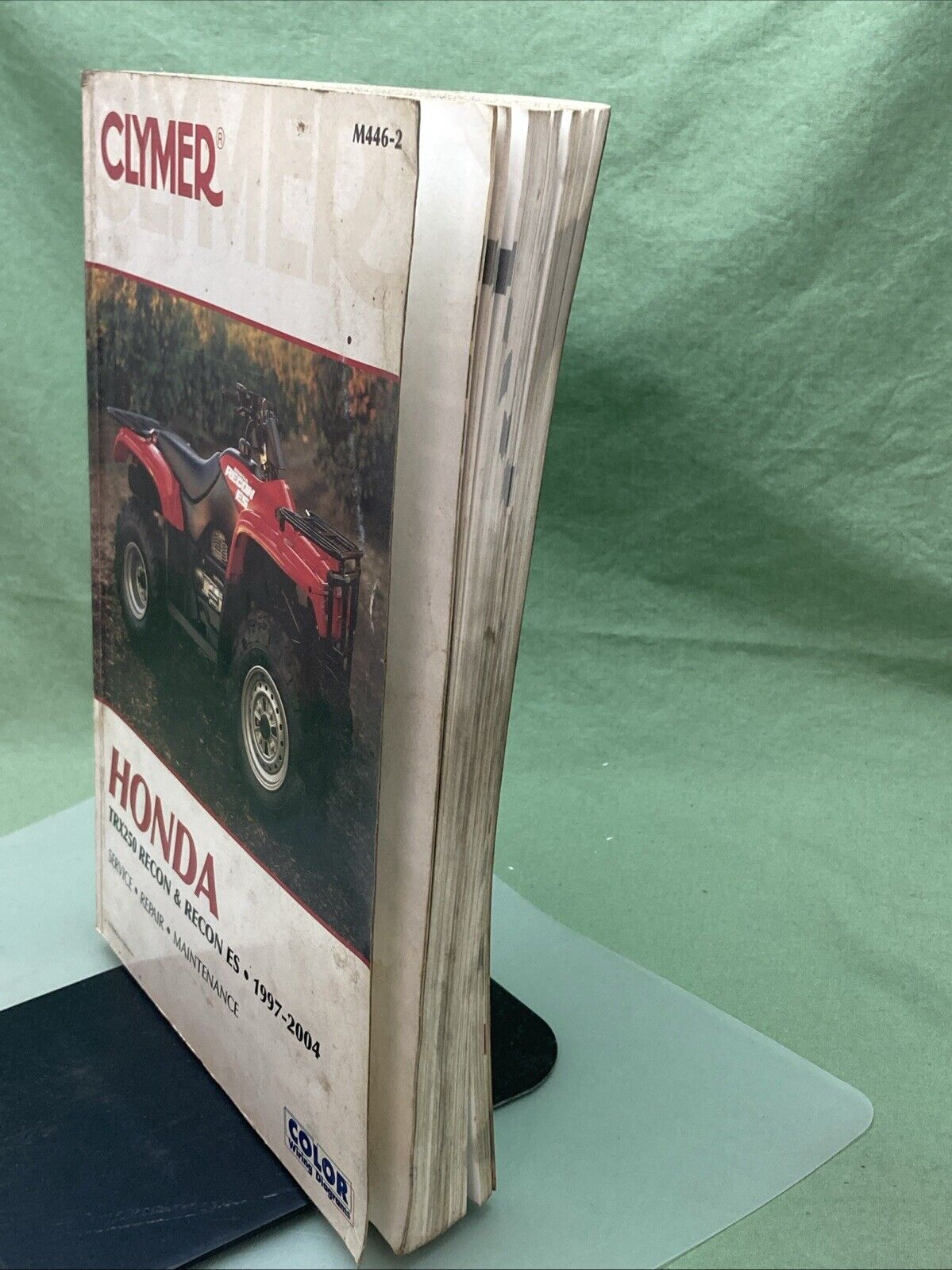 GENUINE CLYMER M446-2 HONDA TRX250 RECON & RECON ES 1997-2004 REPAIR MANUAL