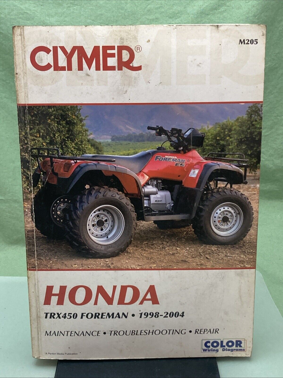 GENUINE CLYMER M205 HONDA TRX450 FOREMAN 1998-2004 REPAIR MANUAL