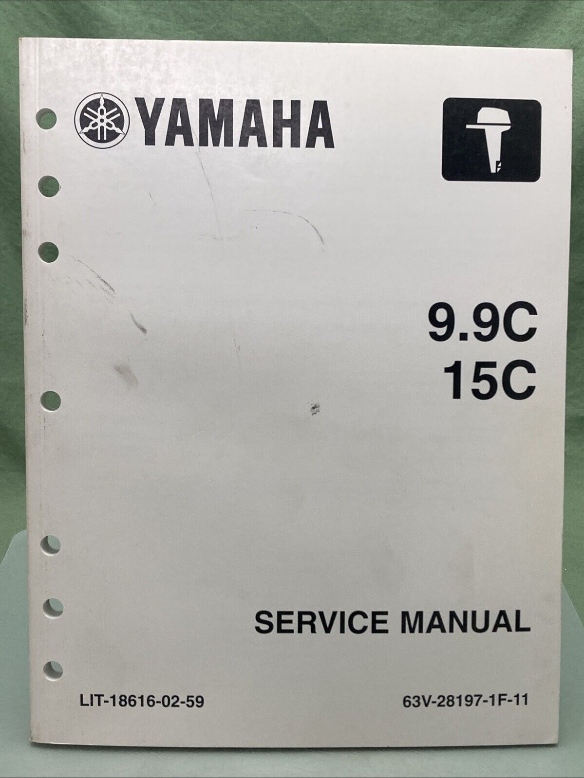 GENUINE YAMAHA LIT-18616-02-59 9.9C, 15C SERVICE MANUAL 2003