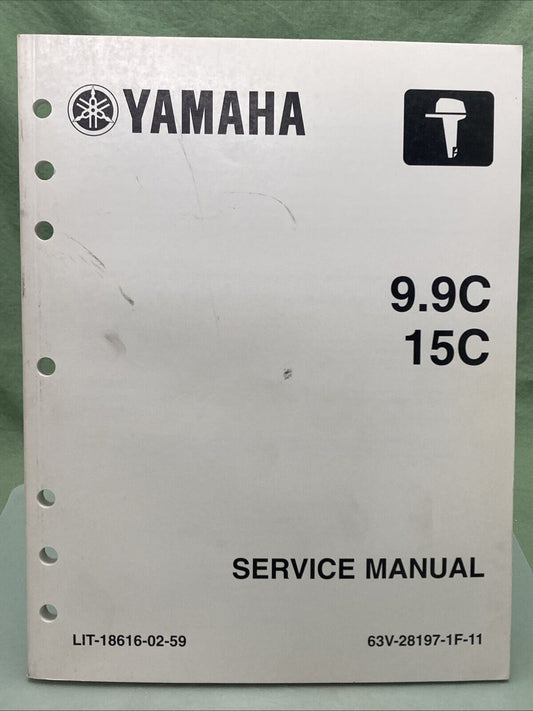 GENUINE YAMAHA LIT-18616-02-59 9.9C, 15C SERVICE MANUAL 2003