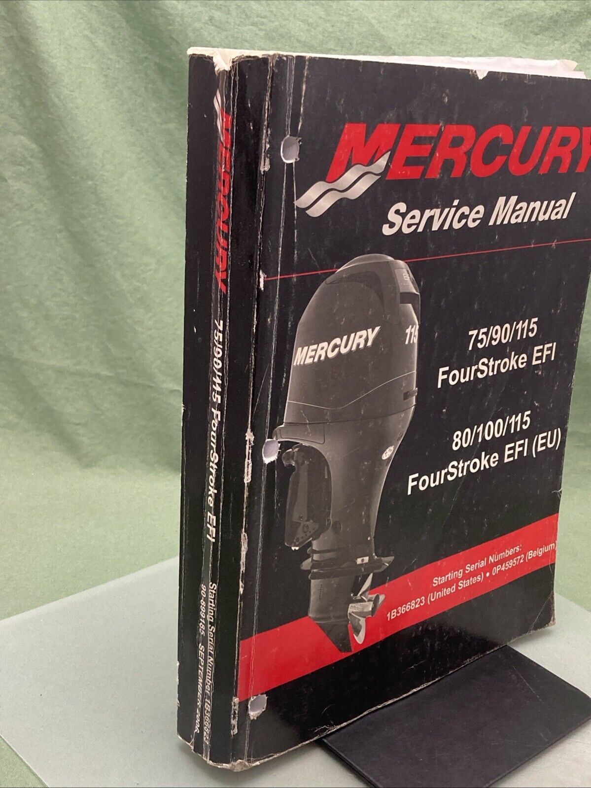 GENUINE MERCURY 90-899185 75/90/115 FOURSTROKE EFI SERVICE MANUAL 2006