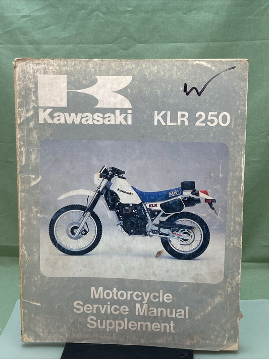 GENUINE KAWASAKI 99924-1051-01 KLR 250 SERVICE MANUAL SUPPLEMENT