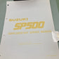 GENUINE SUZUKI 99501-45040-03E SP500 SUPPLEMENTARY SERVICE MANUAL 1983