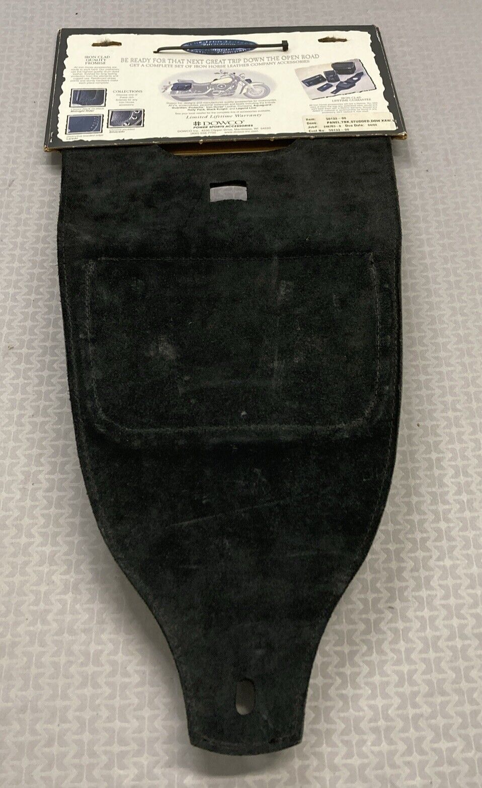 NEW IRON HORSE LEATHER CO 59133-00 DOW STUDDED TANK PANEL KAWASAKI