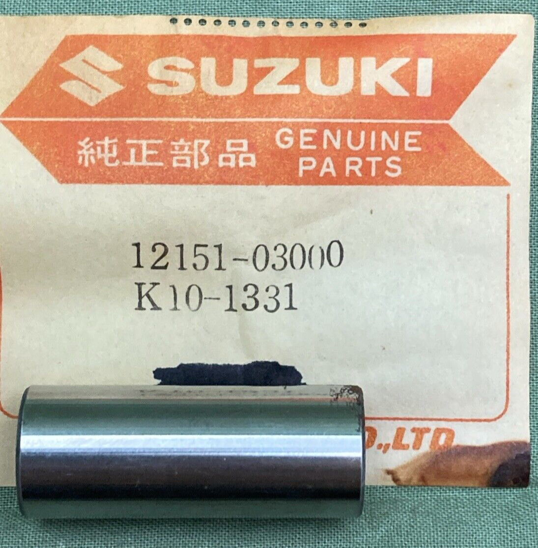 NEW GENUINE SUZUKI 12151-03000 PISTON WRIST PIN O.D.=14 (0.55) L.=35.4