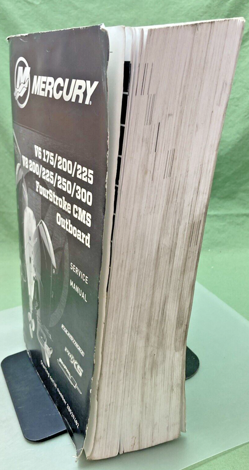 GENUINE MERCURY 90-8M0124302 V6, V8 FOURSTROKE CMS OUTBOARD SERVICE MANUAL 2018