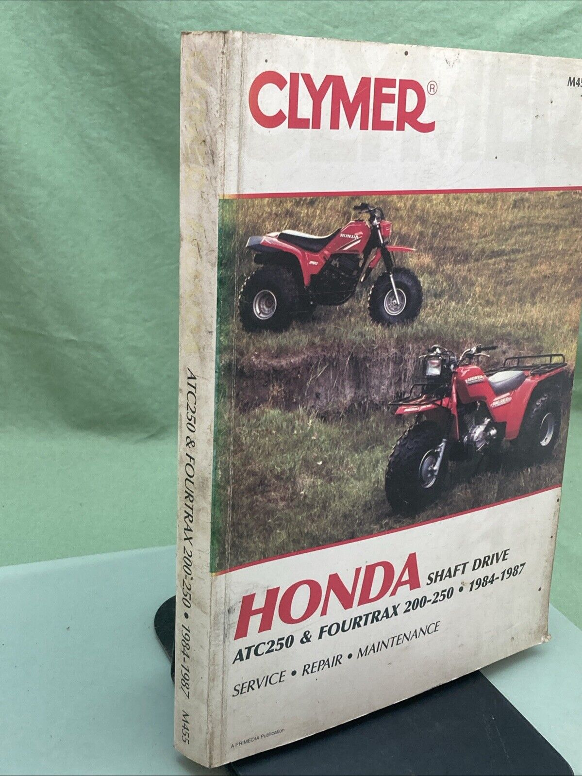 GENUINE CLYMER M455 HONDA SHAFT DRIVE ATC250 & FOURTRAX 200-250 '84-'87 MANUAL