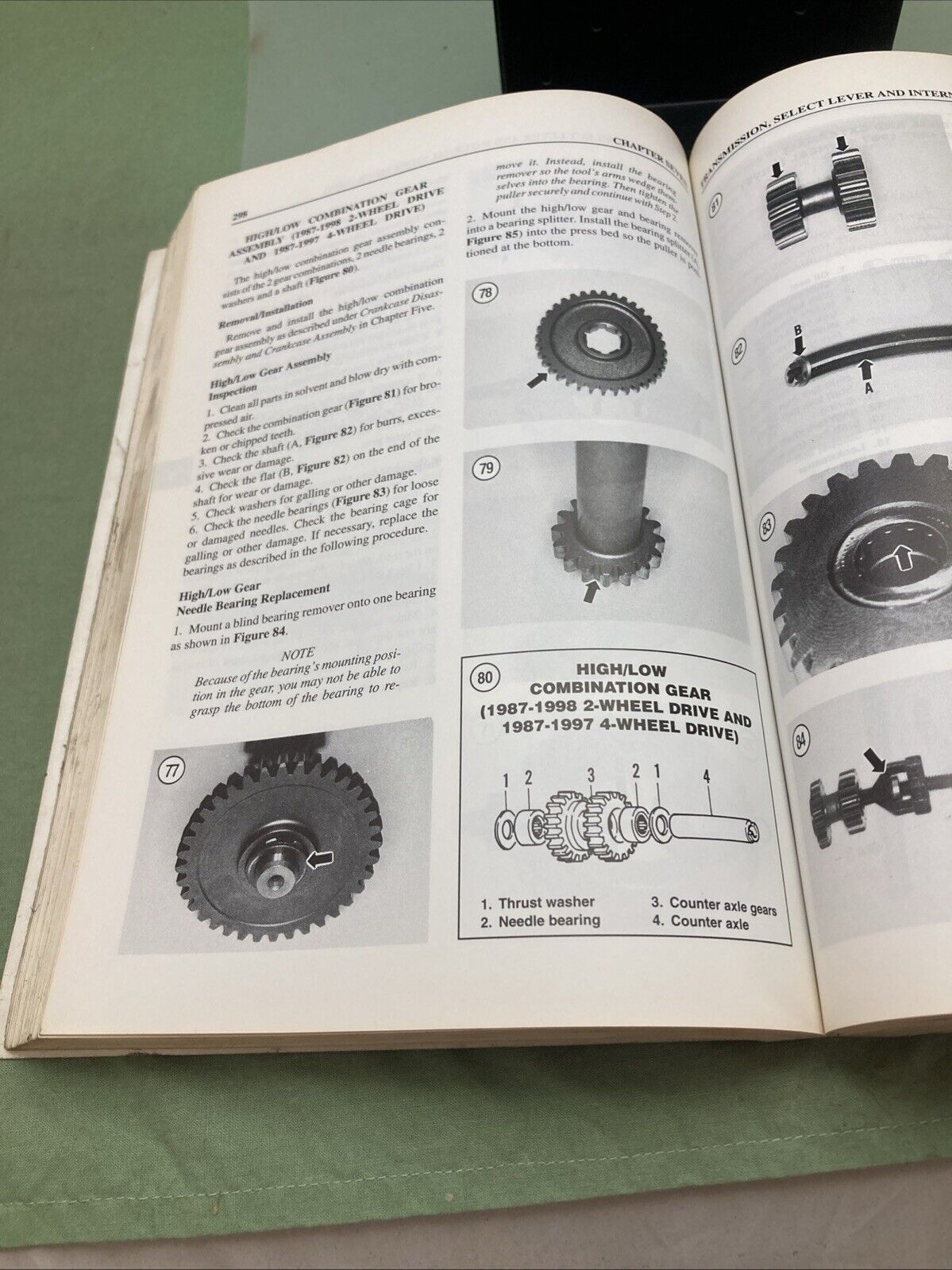 GENUINE CLYMER M490-3 YAMAHA MOTO-4, BIG BEAR REPAIR MANUAL 1987-2004