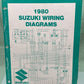 GENUINE SUZUKI 99923-80755 WIRING DIAGRAMS 1980