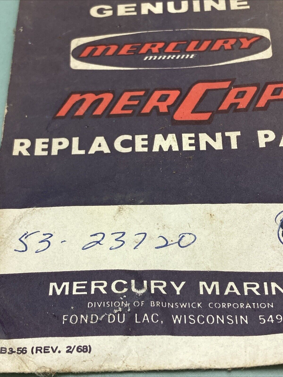 QTY 3 NEW GENUINE MERCURY 53-23720 RETAINING RING