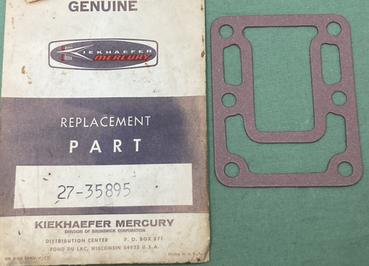 QTY 2 NEW GENUINE MERCURY 27-35895 GASKET WATER OUTLET ELBOW