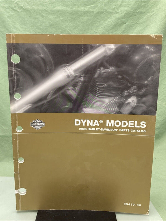 HARLEY DAVIDSON 99439-06 DYNA MODELS 2006 PARTS CATALOG