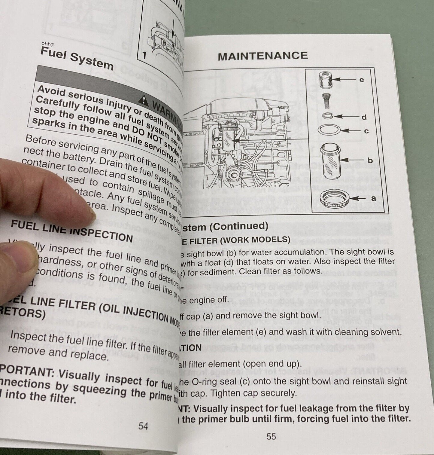 GENUINE MERCURY MARINE 90-10128990 OPERATION MAINTENANCE WARRANTY MANUAL 1998