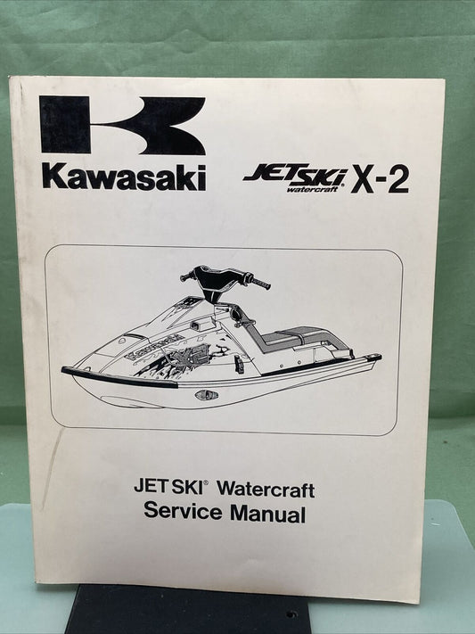 GENUINE KAWASAKI 99924-1069-10 JETSKI WATERCRAFT X-2 SERVICE MANUAL '86-'95