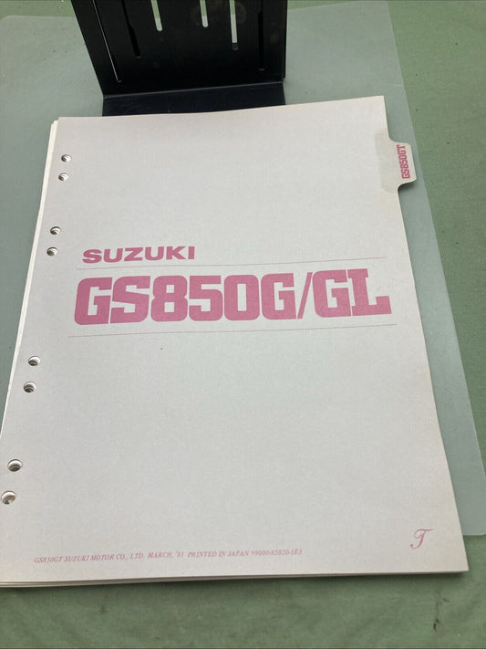 GENUINE SUZUKI 99000-85820-1E3 GS850G/GL SERVICE MANUAL 1981