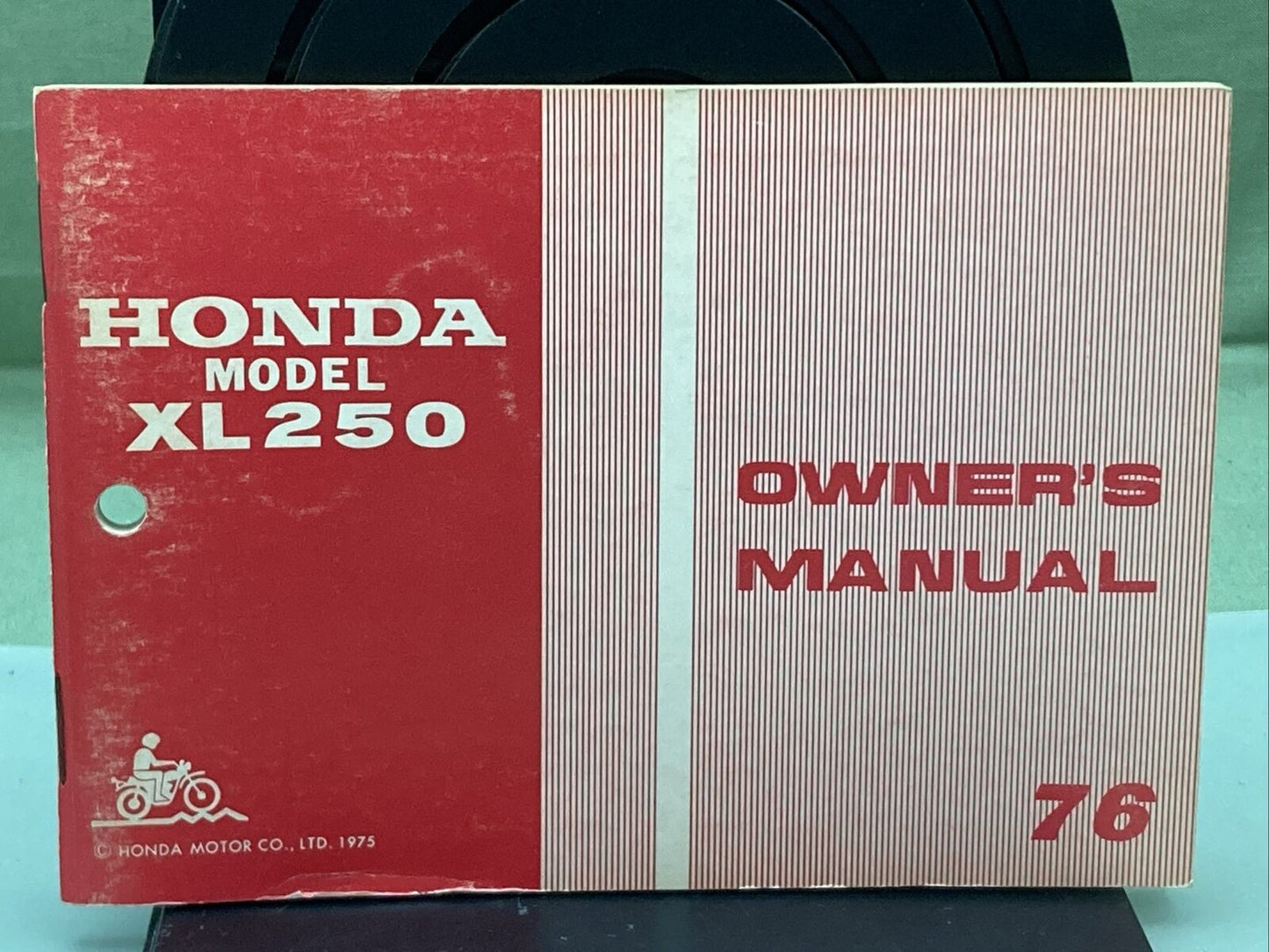 GENUINE HONDA 3138601 XL250 OWNER'S MANUAL '76