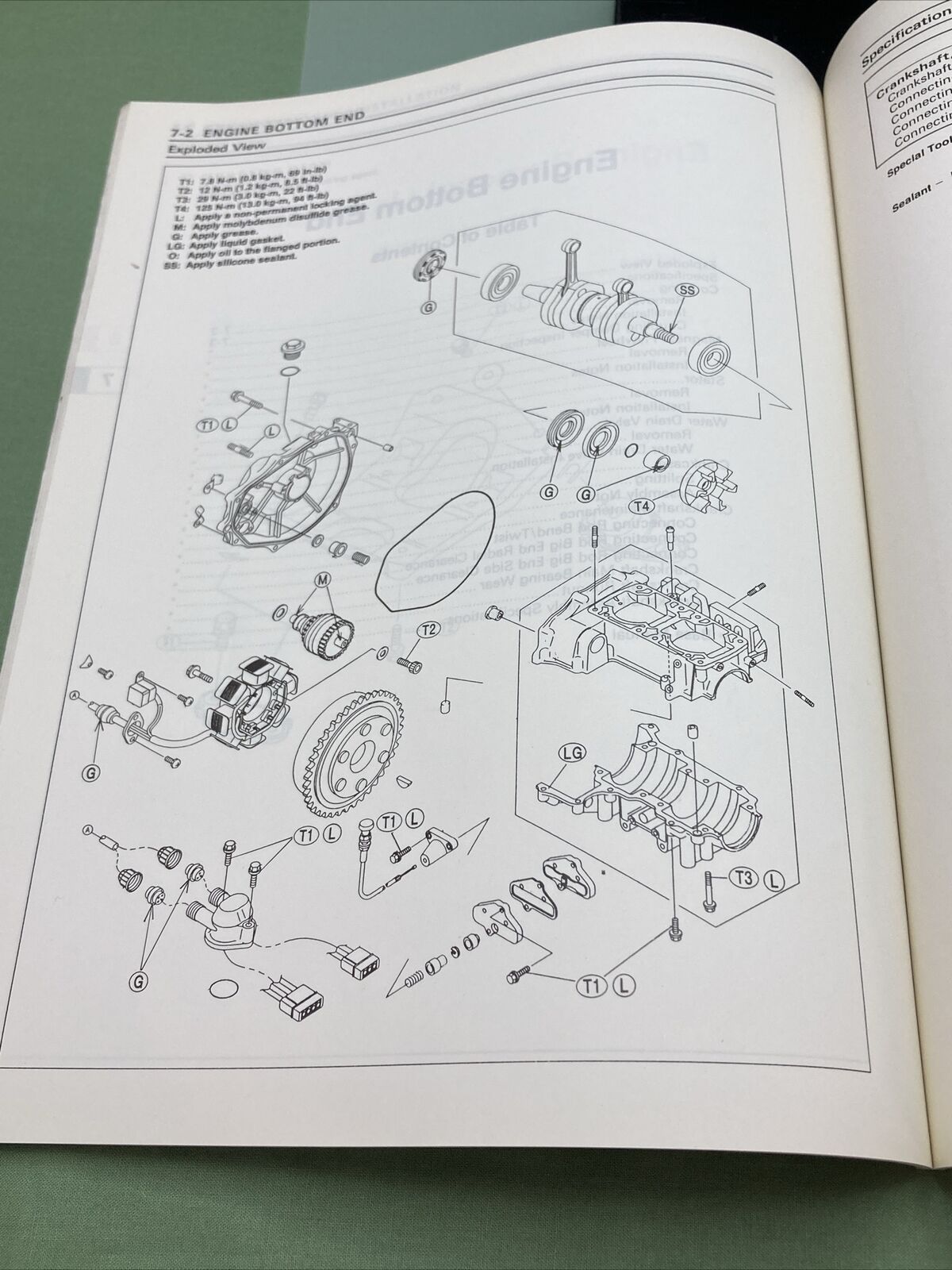 GENUINE KAWASAKI 99924-1189-51 WATERCRFT SERVICE MANUAL SUPPLEMENT JETSKI 750SXi