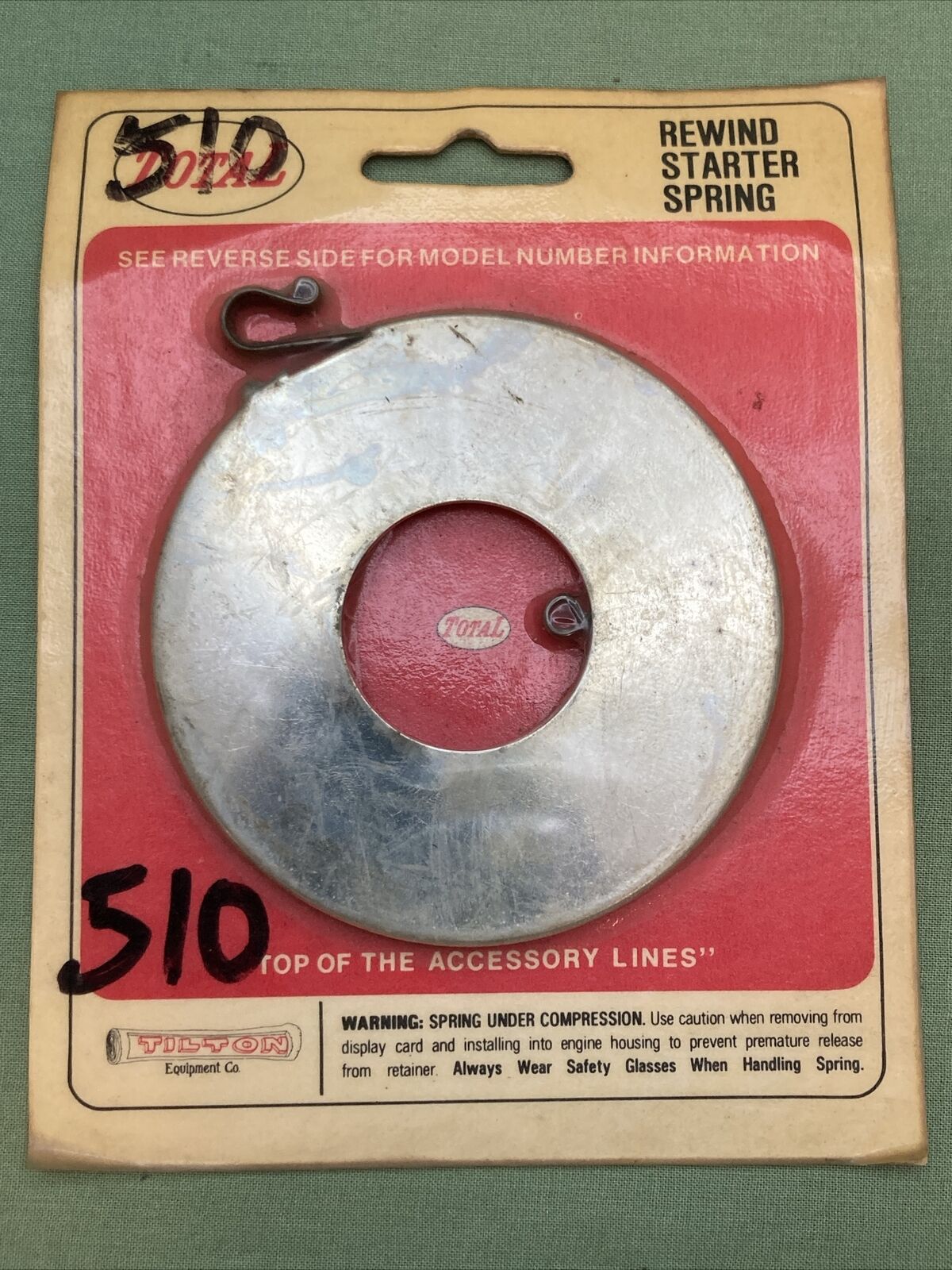 NEW GENUINE TOTAL OSS 510 REWIND STARTER SPRING 1110-190-0600