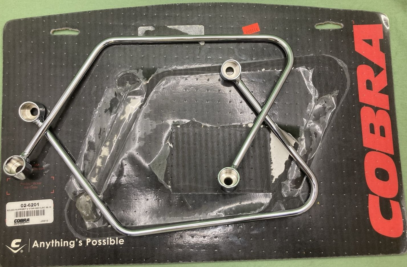 NEW GENUINE COBRA 02-6201 SADDLEBAG SUPPORTS FOR YAMAHA VSTAR