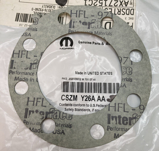 NEW GENUINE MOPAR CSZMY26AAA AXLE SHAFT Gasket