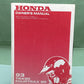 GENUINE HONDA 31HF7600 TRX90/FOURTRAX 90 OWNER'S MANUAL '93