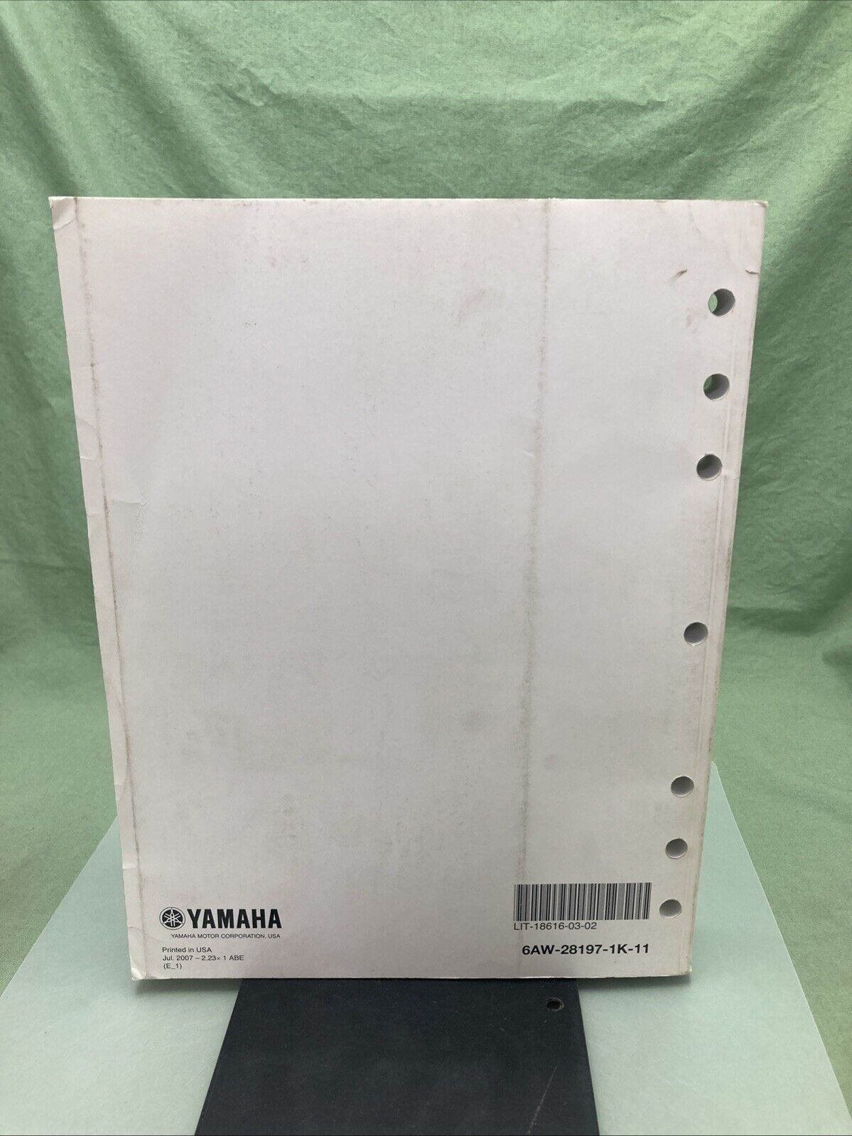 GENUINE YAMAHA LIT-18616-03-02 F350, LF350 SERVICE MANUAL 2007