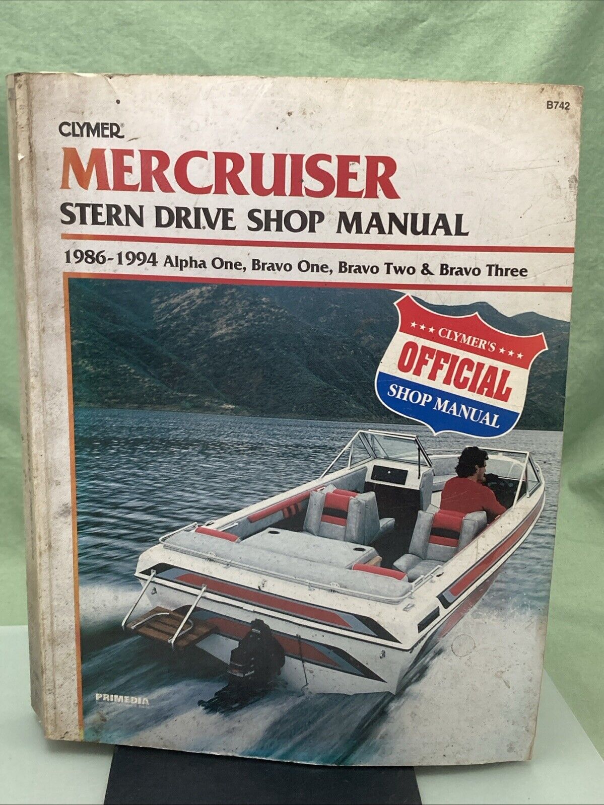 CLYMER B742 MERCRUISER STERN DRIVE ALPHA ONE, BRAVO ONE/TWO/THREE 86-94 MANUAL