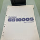 GENUINE SUZUKI SP-8500 E-03 GS1000S SUPPLEMENTARY SERVICE MANUAL 1979