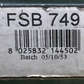 NEW GENUINE FERODO FSB749 BRAKE SHOE SET REAR MOTORCYCLE FOR HONDA