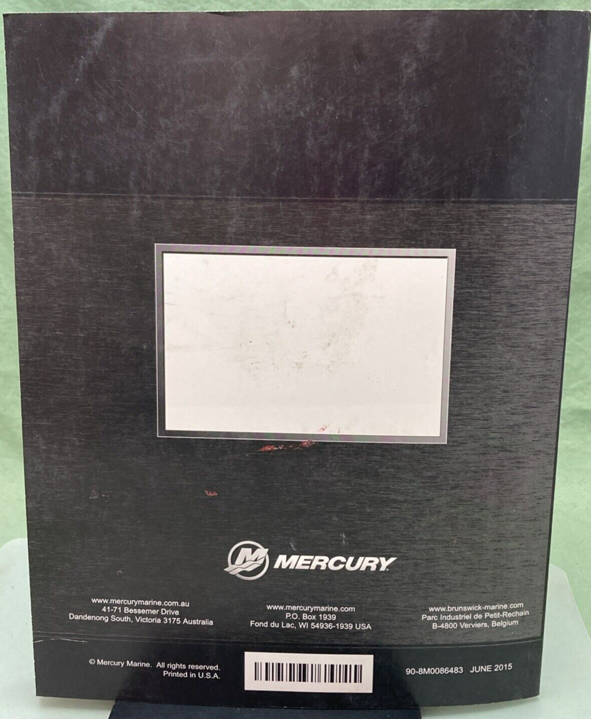 GENUINE MERCURY 90-8M0086483 PCM 112 DIAGNOSTIC MANUAL 2015