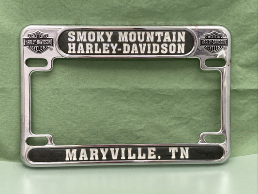 HARLEY DAVIDSON SMOKEY MOUNTAIN LICENSE PLATE FRAME