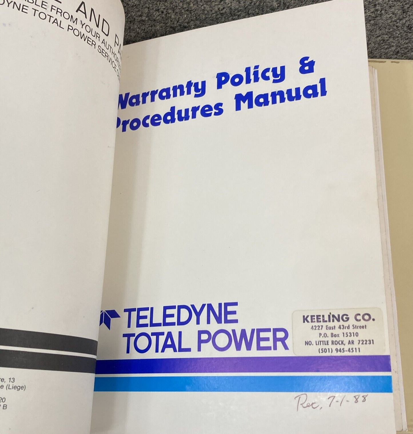 GENUINE WISCONSIN TELEDYNE SUBARU ROBIN SERVICE/REPAIR MANUALS & ADD. INFO