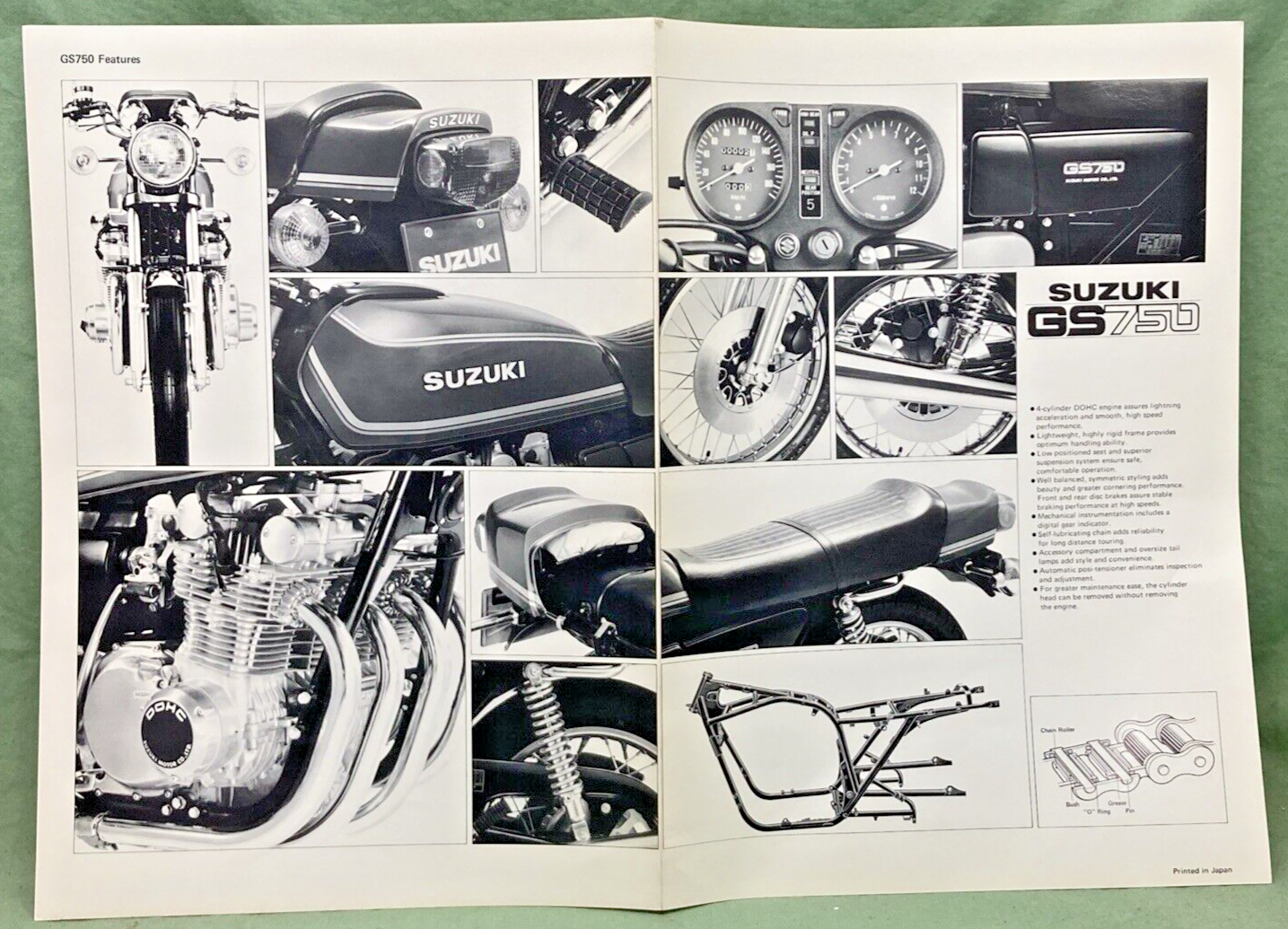 SUZUKI 99999-A2077- 001 GS750/GS400 MARKETING MATERIALS