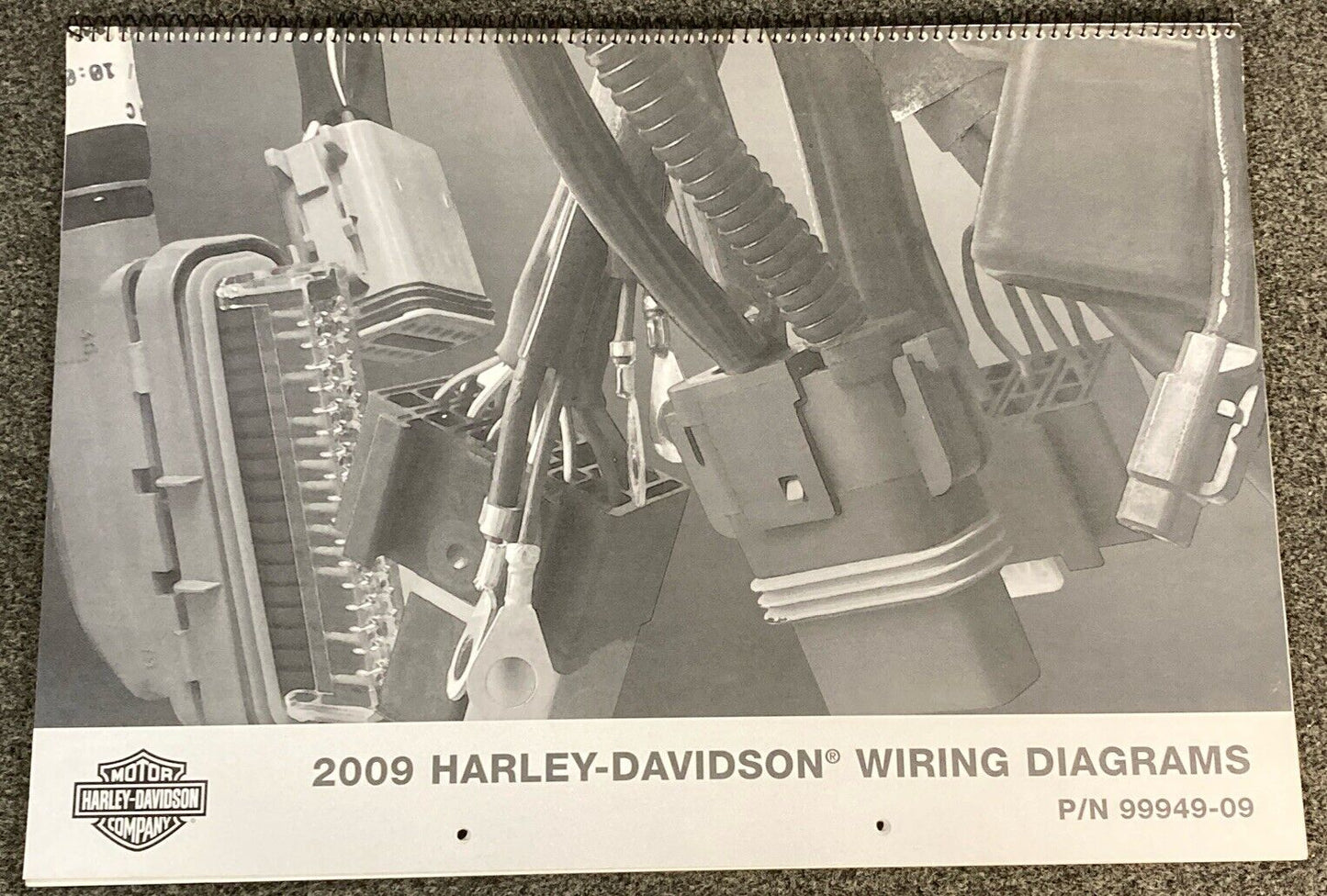 GENUINE HARLEY DAVIDSON 99949-09 WIRING DIAGRAMS BOOK 2009