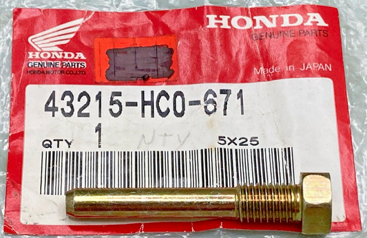 NEW GENUINE HONDA 43215-HC0-671 BRAKE CALIPER PIN HANGER