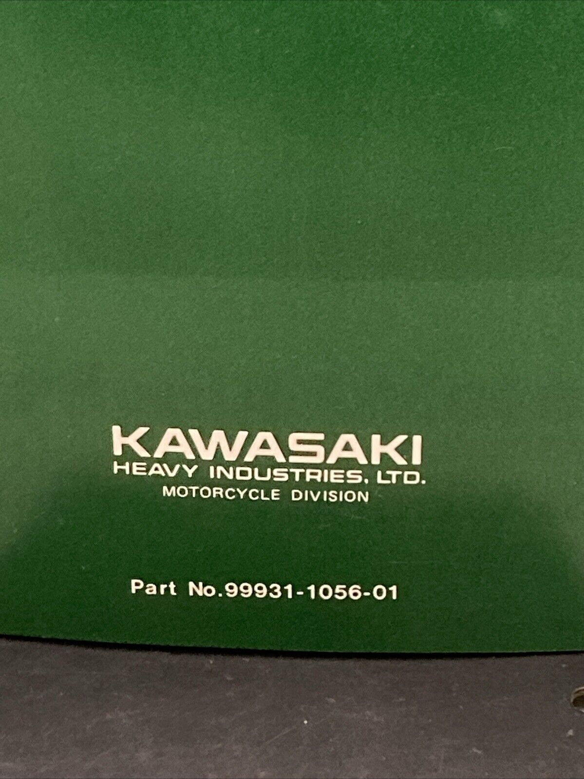 GENUINE KAWASAKI 99931-1056-01 KDX175 MOTORCYCLE ASSEMBLY AND PREP MANUAL 1979