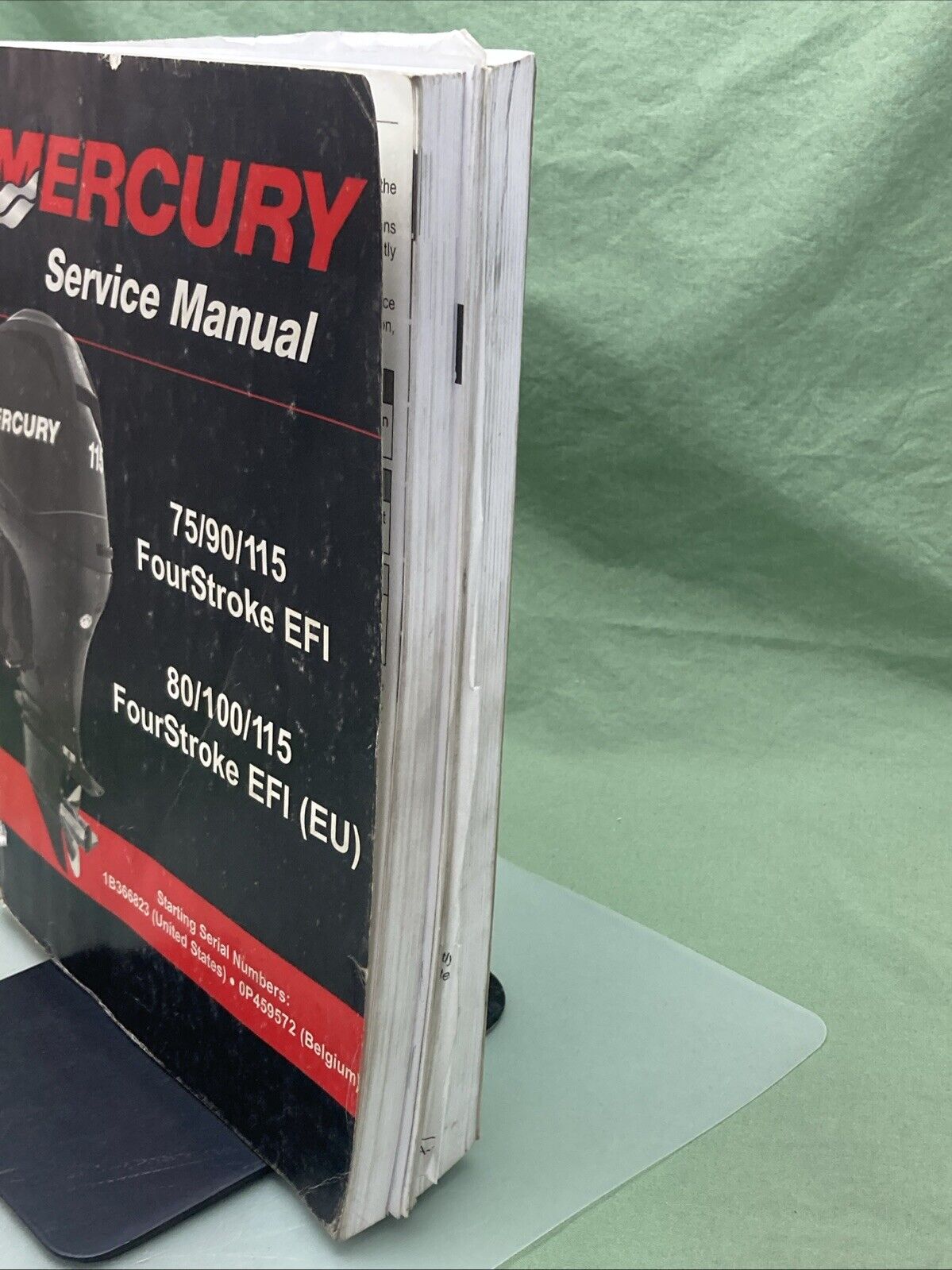 GENUINE MERCURY 90-899185 75/90/115 FOURSTROKE EFI SERVICE MANUAL 2006