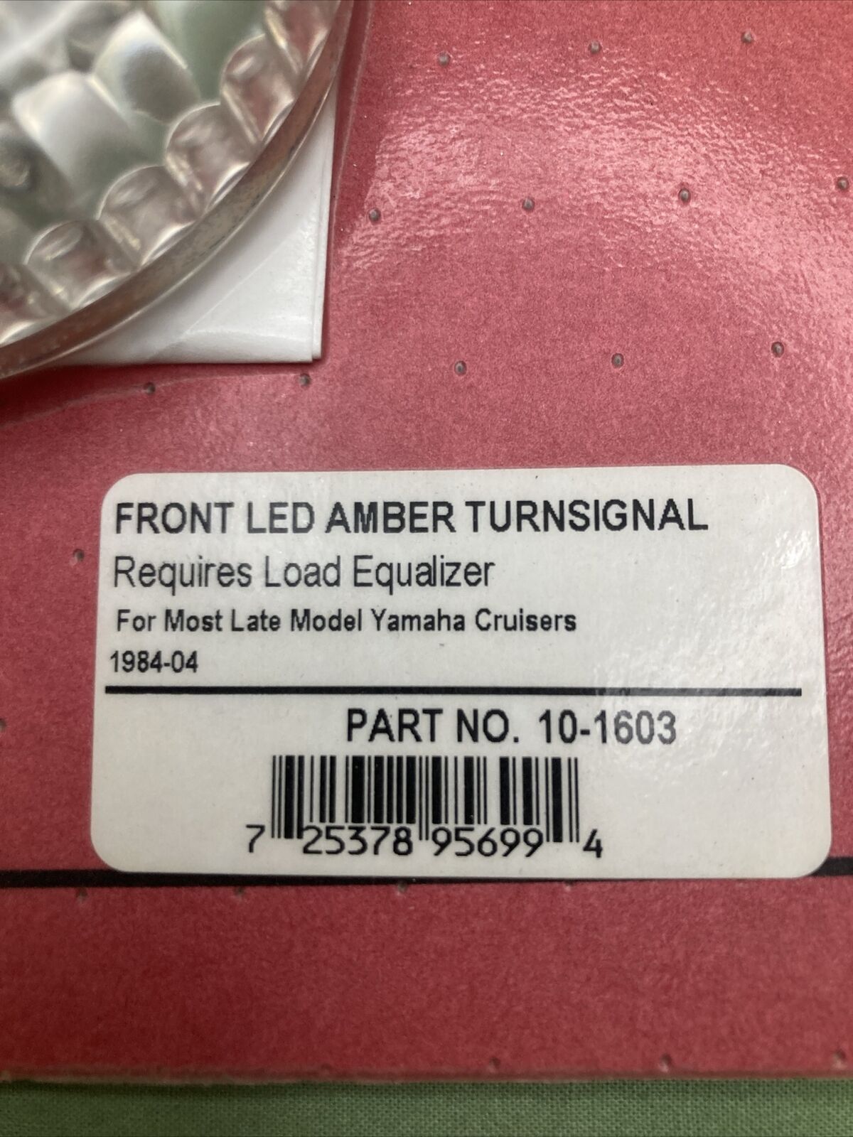 NEW BIG BIKE PARTS 10-1603 FRONT LED AMBER TURNSIGNAL YAMAHA