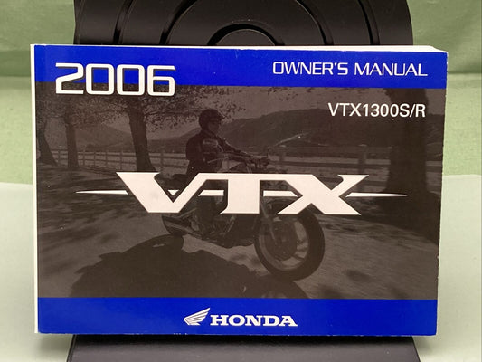 GENUINE HONDA 31MEA630 VTX1300S/R OWNER'S MANUAL '06