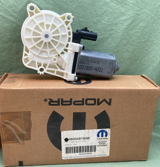 NEW GENUINE MOPAR 68004819AB Window Regulator Motor, Left 2007-2012