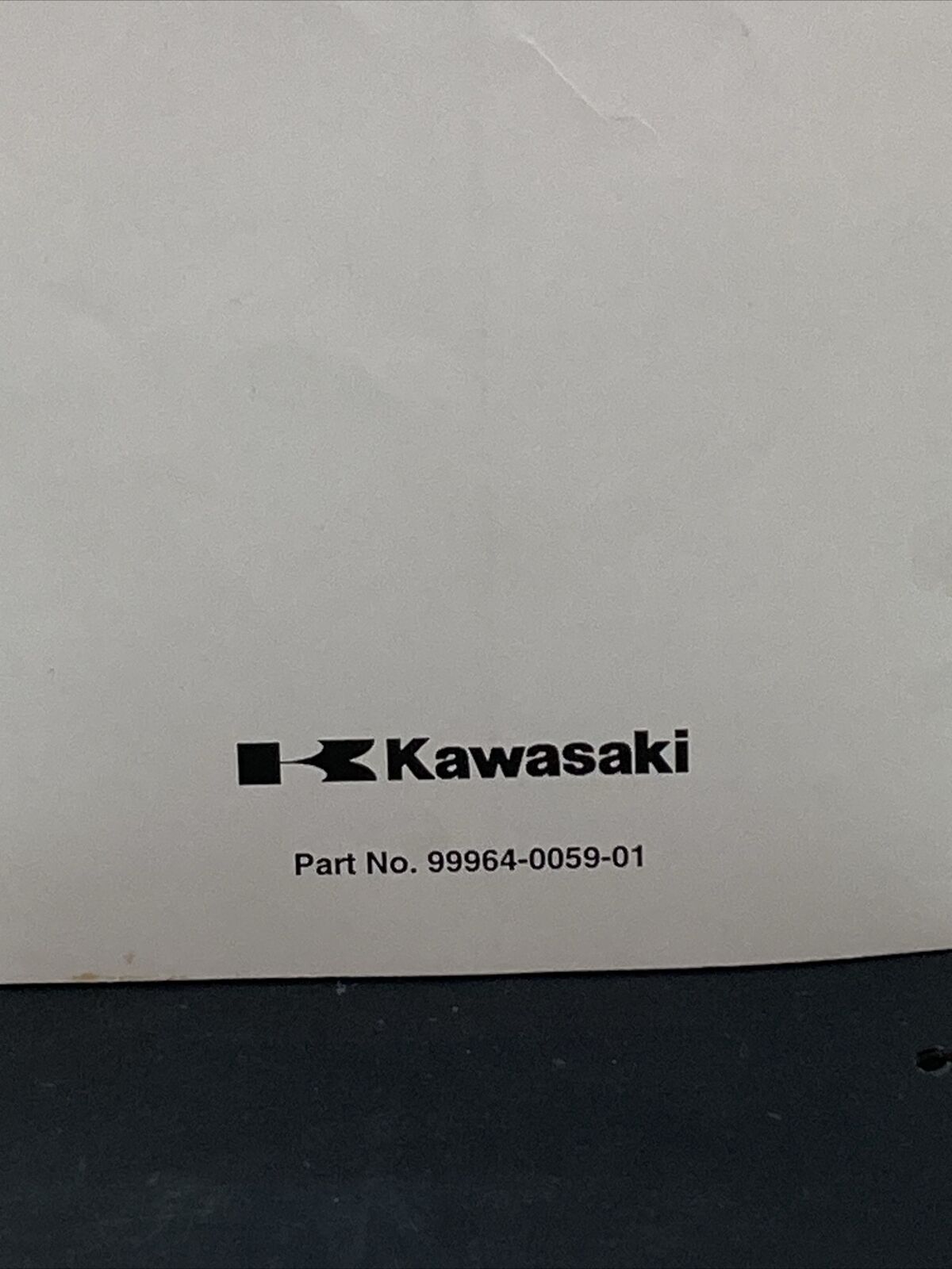 GENUINE KAWASAKI 99964-0059-01 GPZ1100 ABS TRAINING MANUAL