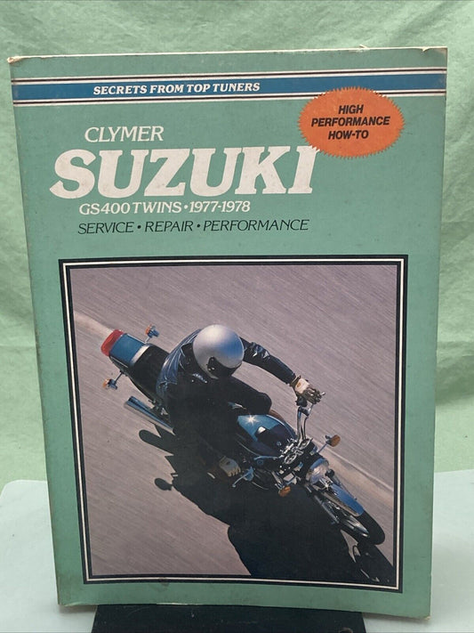 CLYMER M372 GS400 TWINS 77-78 SERVICE MANUAL SUZUKI