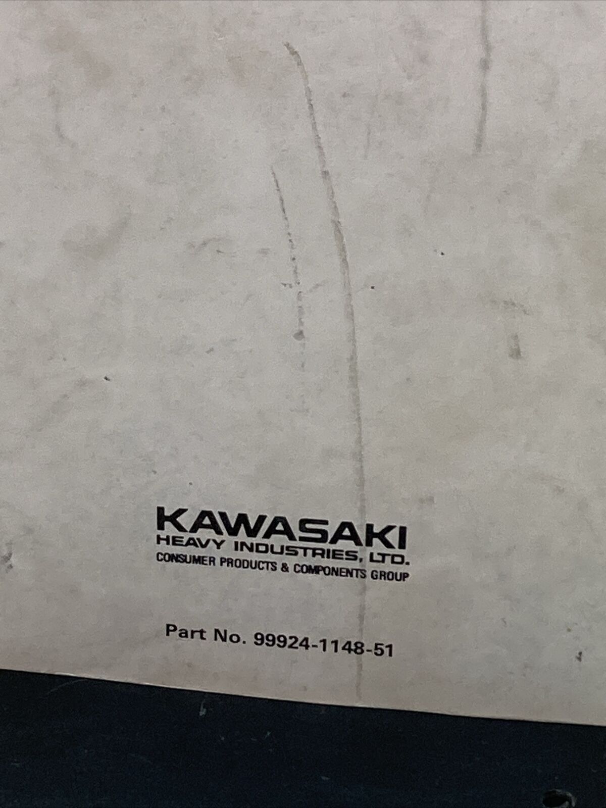 GENUINE KAWASAKI 99924-1148-51 550SX JET SKI WATERCRAFT SERVICE MANUAL