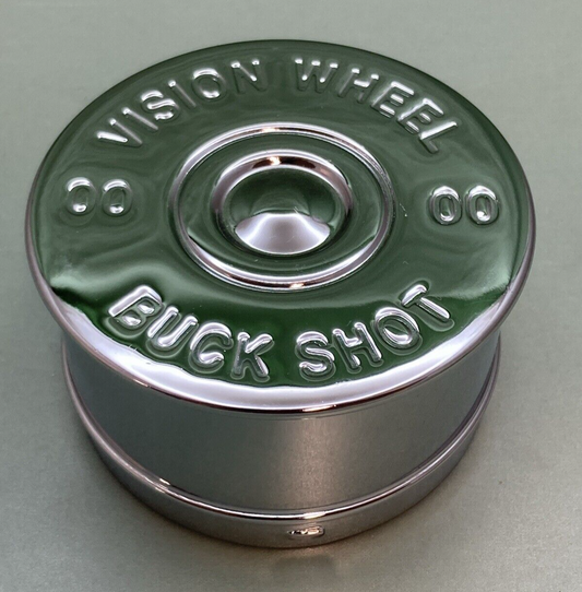 NEW GENUINE VISION WHEEL C-158Z BUCK SHOT CHROME WHEEL CENTER CAP Dia. 2-3/4"